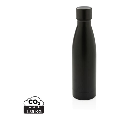 RCS Recycled stainless steel solid vacuum bottle black | No Branding | not available | not available