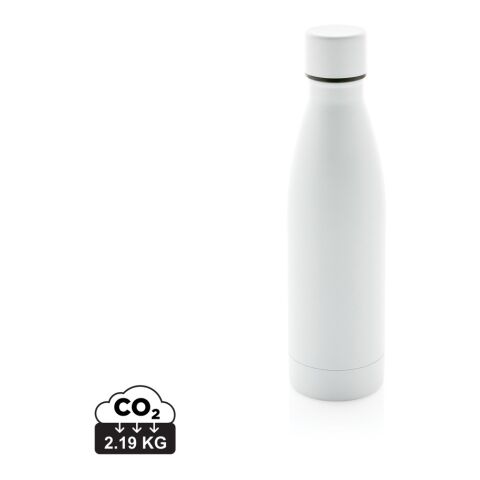 RCS Recycled stainless steel solid vacuum bottle white | No Branding | not available | not available