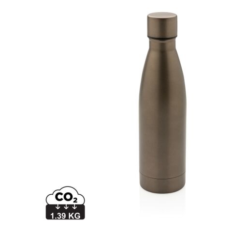 RCS Recycled stainless steel solid vacuum bottle brown | No Branding | not available | not available