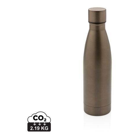 RCS Recycled stainless steel solid vacuum bottle brown | No Branding | not available | not available