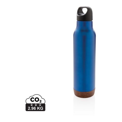 Cork leakproof vacuum flask blue | No Branding | not available | not available