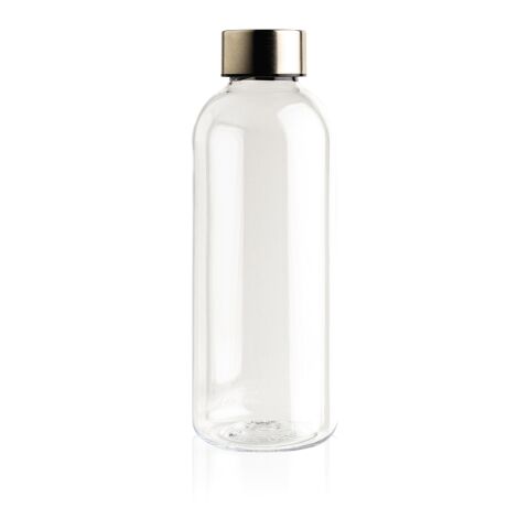 Leakproof water bottle with metallic lid white | No Branding | not available | not available