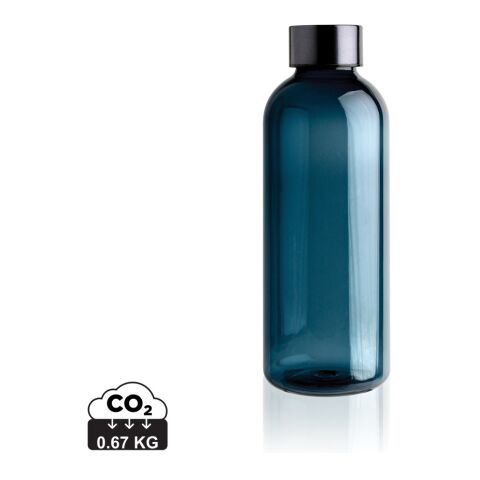 Leakproof water bottle with metallic lid blue | No Branding | not available | not available