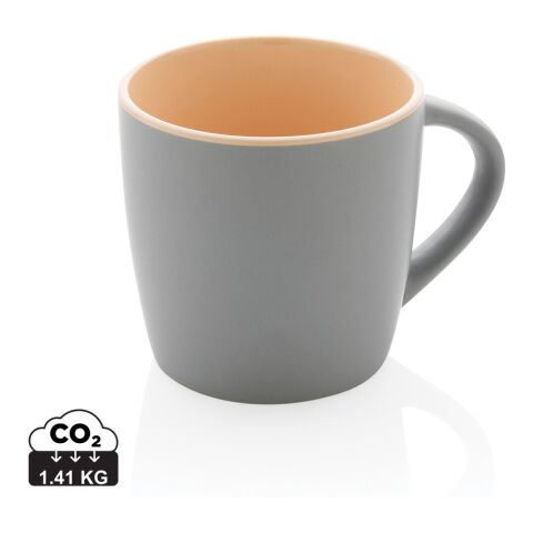 Ceramic mug with coloured inner