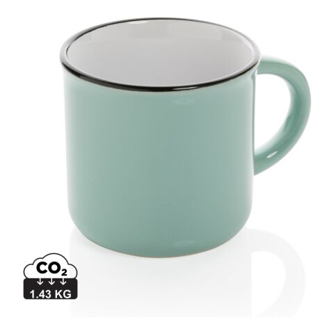 Vintage ceramic mug green | No Branding | not available | not available