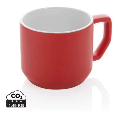 Ceramic modern mug red | No Branding | not available | not available