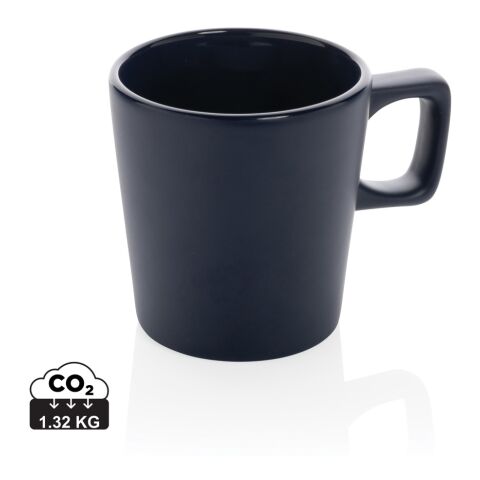 Ceramic modern coffee mug navy | No Branding | not available | not available