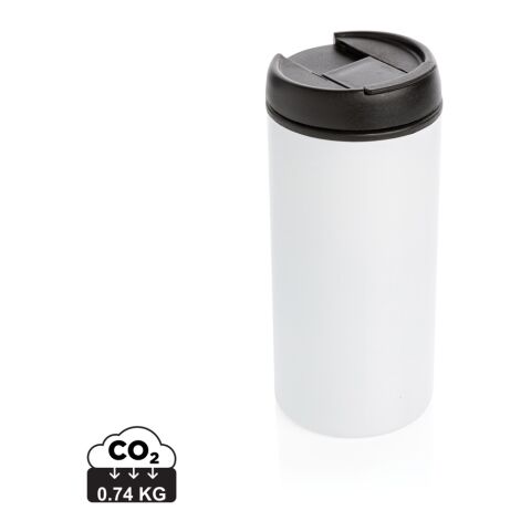 Metro RCS Recycled stainless steel tumbler white | No Branding | not available | not available