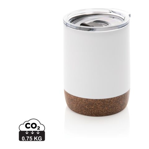 Cork small vacuum coffee mug white | No Branding | not available | not available