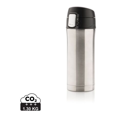 RCS Recycled stainless steel easy lock vacuum mug silver | No Branding | not available | not available