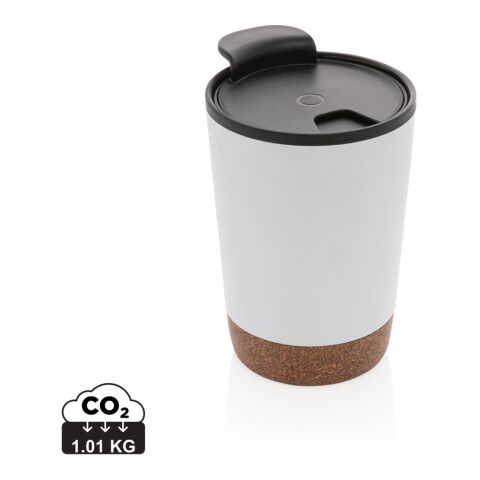 GRS RPP Stainless steel cork coffee tumbler White | No Branding | not available | not available