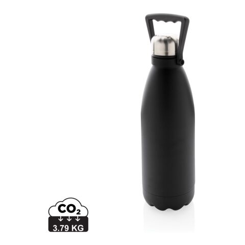 RCS Recycled stainless steel large vacuum bottle 1.5L black | No Branding | not available | not available