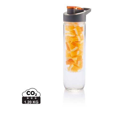 800ml Water Bottle with Infuser orange | No Branding | not available | not available