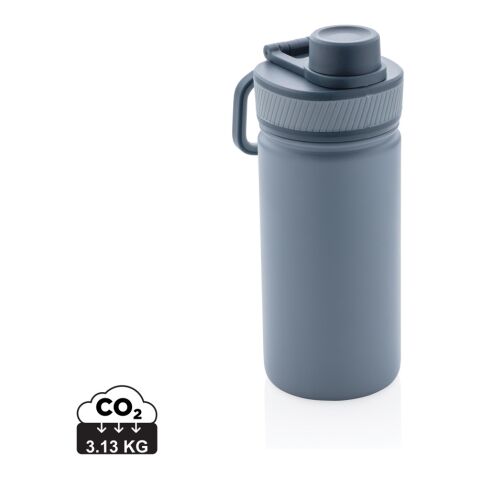 Vacuum stainless steel bottle with sports lid 550ml