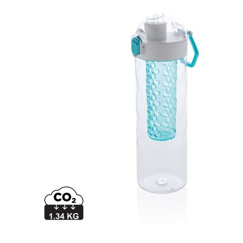 Honeycomb lockable leak proof infuser bottle turquoise | No Branding | not available | not available