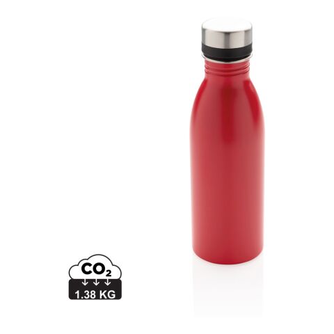 Deluxe stainless steel water bottle red | No Branding | not available | not available