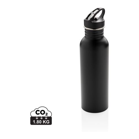 Deluxe stainless steel activity bottle black | No Branding | not available | not available