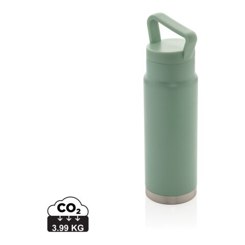 Leakproof vacuum on-the-go bottle with handle green | No Branding | not available | not available
