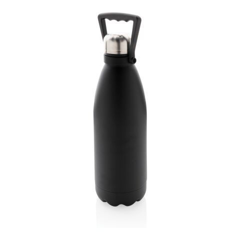 ​Large vacuum stainless steel bottle 1.5L black | No Branding | not available | not available