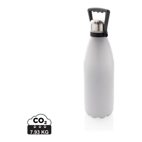 ​Large vacuum stainless steel bottle 1.5L off white | No Branding | not available | not available