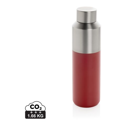 Fluid RCS certified recycled steel water bottle 600ml red | No Branding | not available | not available
