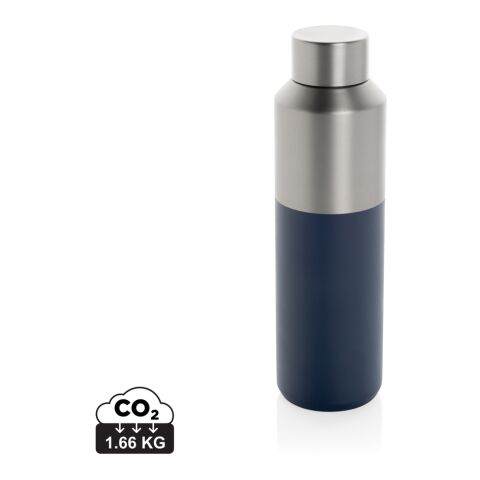 Fluid RCS certified recycled steel water bottle 600ml navy | No Branding | not available | not available