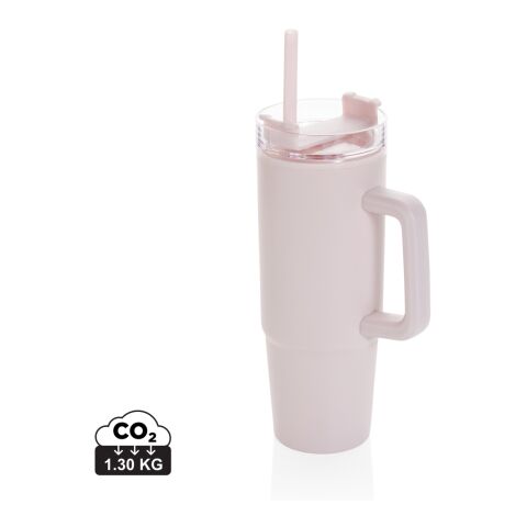 Tana RCS recyled plastic tumbler with handle 900ml pink | No Branding | not available | not available