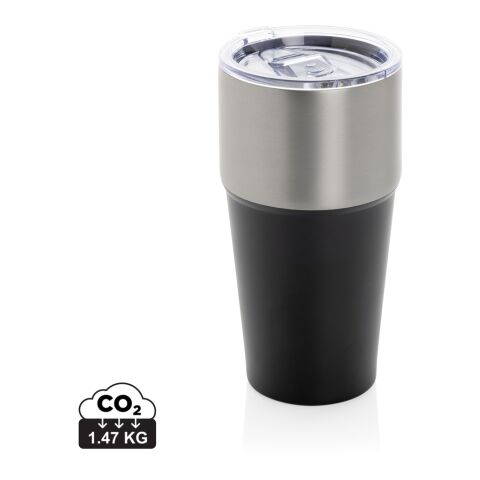 Fluid RCS certified recycled steel tumbler 500ml black | No Branding | not available | not available