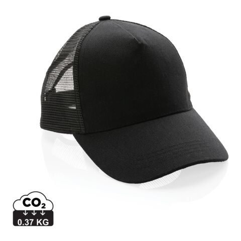 Impact AWARE™ Trucker Recycled Cotton 5 Panel Cap black | No Branding | not available | not available | not available