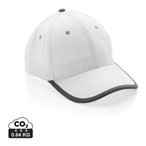 Impact AWARE™ Brushed rcotton 6 panel contrast cap 280gr white | No Branding | not available | not available | not available