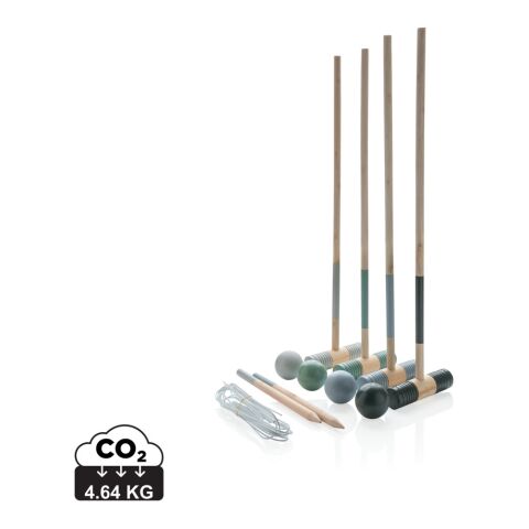 Wooden croquet set