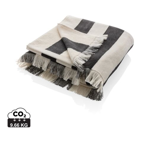 Ukiyo Yukari AWARE™ XL deluxe beach towel 100x180cm anthracite | No Branding | not available | not available | not available