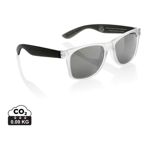 Gleam RCS recycled PC mirror lens sunglasses black-white | No Branding | not available | not available