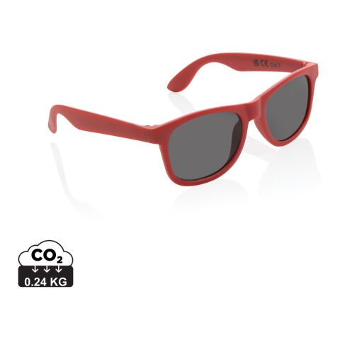 Plastic sunglasses, GRS-recycled PP red | No Branding | not available | not available