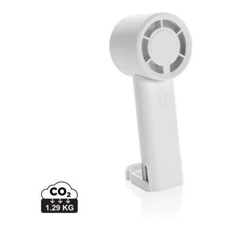Twist RCS recycled plastic re-chargeable portable fan