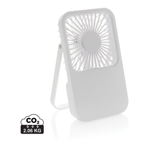 Aervina RCS recycled plastic re-chargeable desk fan White | No Branding | not available | not available