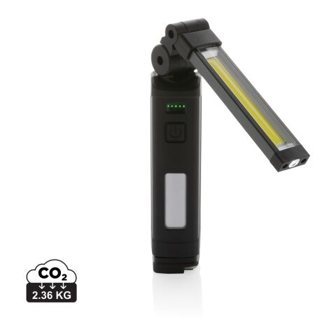Gear X Recycled USB rechargeable worklight black | No Branding | not available | not available