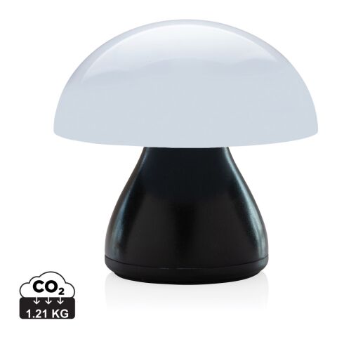 Luming RCS recycled plastic USB re-chargeable table lamp black | No Branding | not available | not available