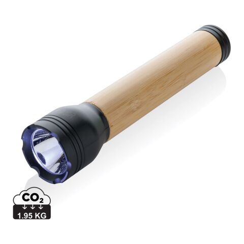 Lucid 5W RCS certified recycled plastic &amp; bamboo torch black-brown | No Branding | not available | not available