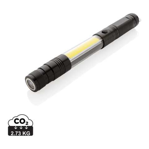 Large telescopic light with COB black | No Branding | not available | not available