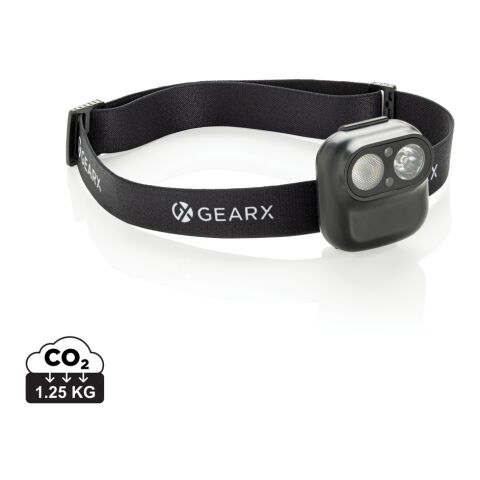 Gear X RCS rPlastic head torch with motion sensor black | No Branding | not available | not available