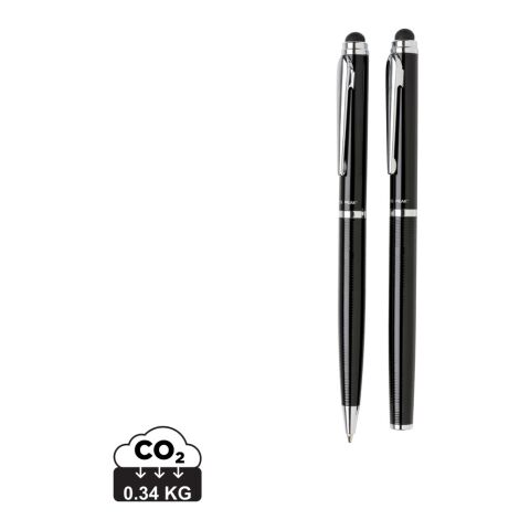 Swiss Peak deluxe pen set black | No Branding | not available | not available