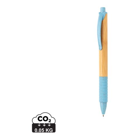 Bamboo &amp; wheat straw pen blue | No Branding | not available | not available