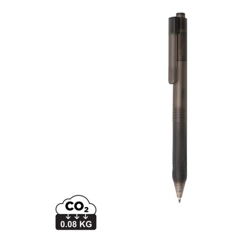 X9 frosted pen with silicone grip black | No Branding | not available | not available