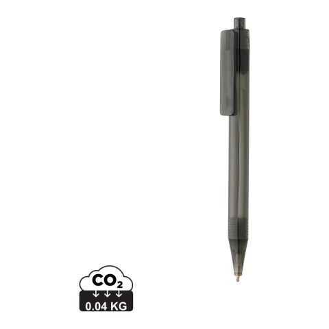 GRS RPET X8 transparent pen black | No Branding | not available | not available