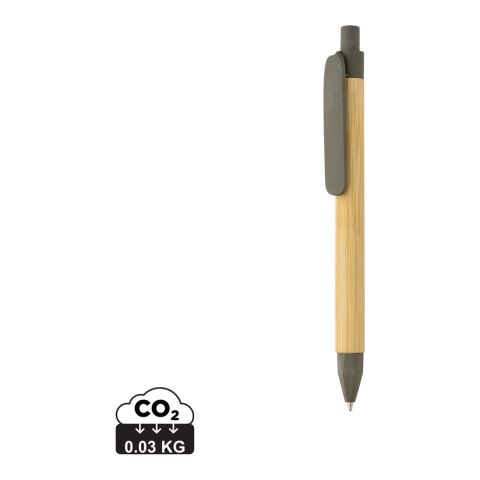 FSC®write responsible recycled paper barrel pen green | No Branding | not available | not available