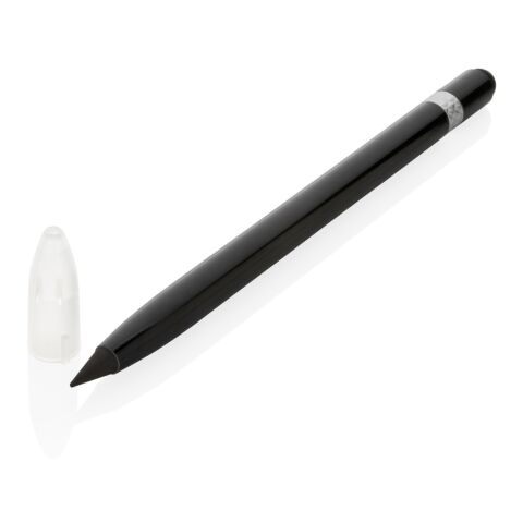Aluminum inkless pen with eraser