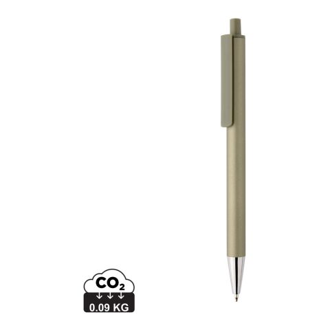 Amisk RCS certified recycled aluminum pen green | No Branding | not available | not available