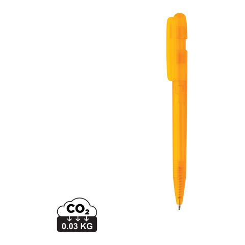 Devin GRS certified RABS pen transparent orange | No Branding | not available | not available