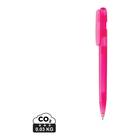 Devin GRS certified RABS pen transparent pink | No Branding | not available | not available